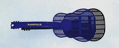 Guitar Shaped Fly Swatter Nashville Souvenir Blue ...