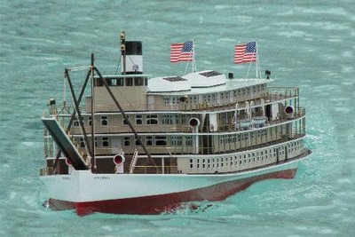 High quality Saito (Live Steam) RC riverboat kit: