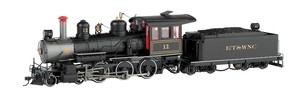 On30-Bachmann-28904-ET-WNC-12-W-Steel-Cab-Black-Painted-Trim-4-6-0-DCC 