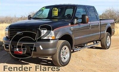 FITS FORD F-250 F-350 SUPERDUTY 1999-2007 NON DUALLY G2 BLACK FENDER FLARES 4PCS