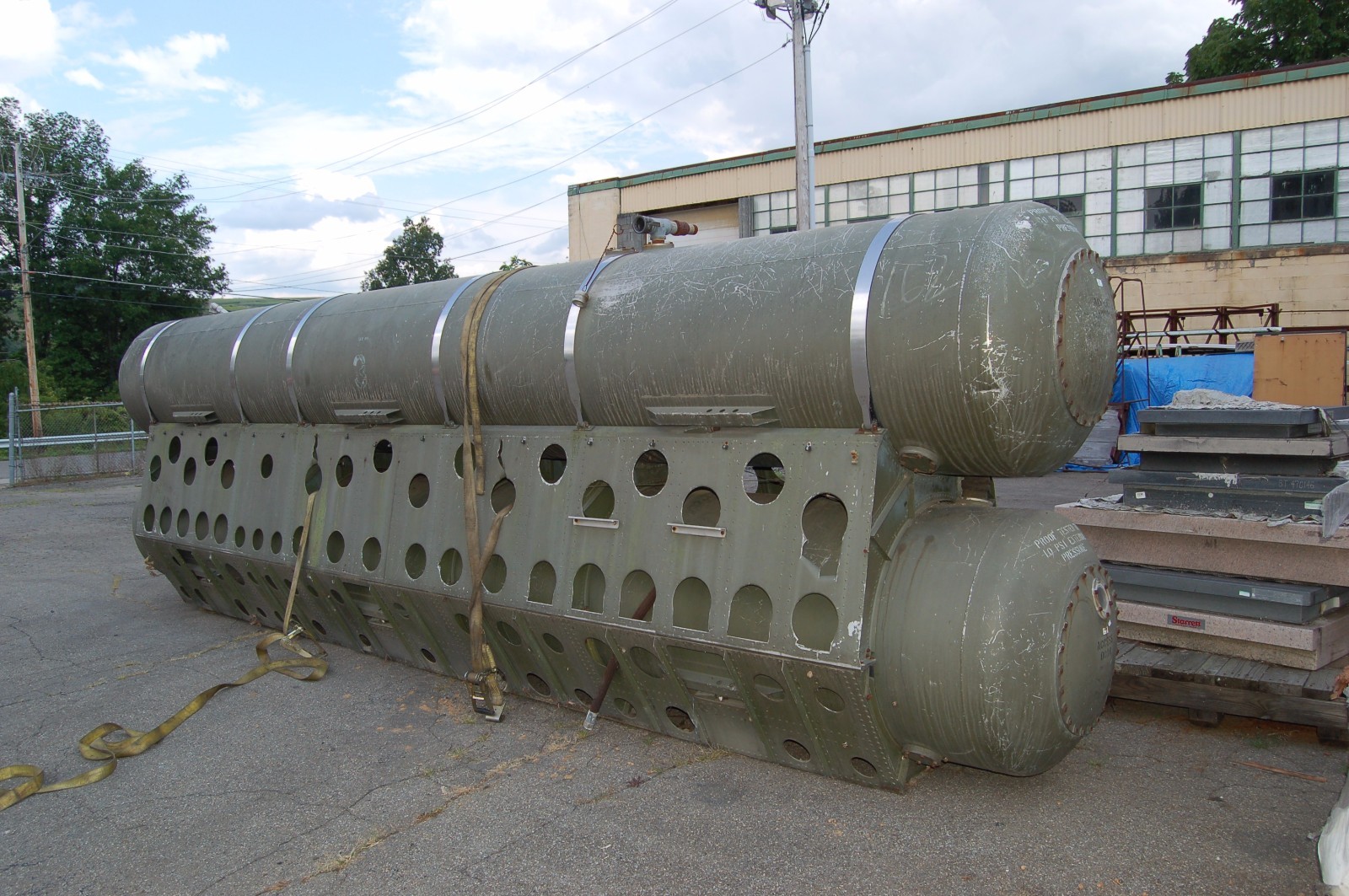 Pontoons for raft
