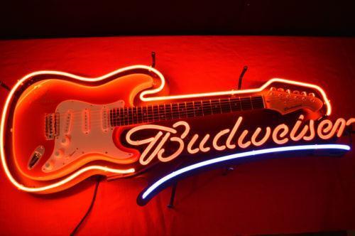 Budweiser Neon Guitar