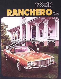1974 Ford Ranchero Brochure, 500 GT Squire
