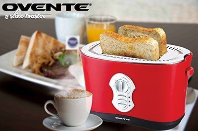 Ovente 2250M 2-Slice Toaster  Matte Red ...