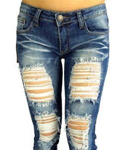 Womens Ripped Jeans | eBay