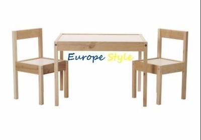 NEW IKEA LATT CHILDRENS TABLE AND 2 ...