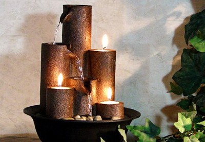 New Electric Tabletop water Fountain Indoor waterfall ...