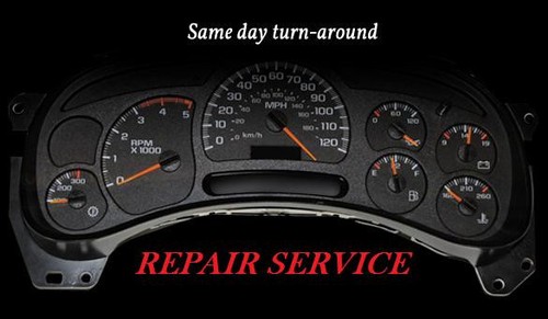 2003-2006-GM-GMC-CHEVY-Speedometer-Instrument-Gauge-Cluster-REPAIR-SERVICE