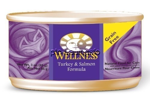 Wellness Complete Health Canned Cat Turkey & Salmon FREE SHIPPING !