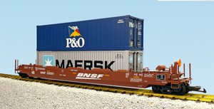 Details about USA Trains G Scale 17138 BNSF INTERMODAL CONTAINER CARS 