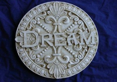 DREAM CONCRETE CEMENT PLASTER STEPPING STONE MOLD ...