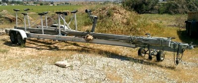 33' DOUBLE AXLE ALUMINIUM TRAILER