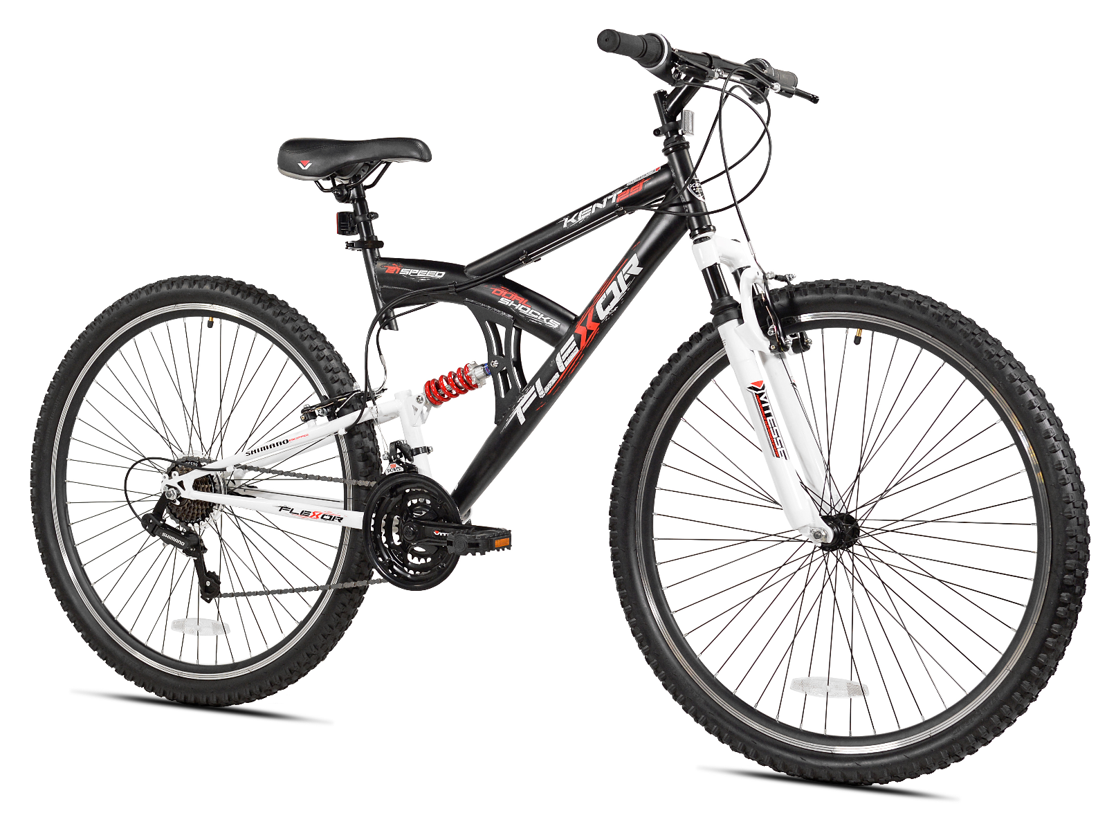 29" Men's Kent DS Flexor Mountain Multi 21 Speed Dual-Suspension Fat Tire Bike