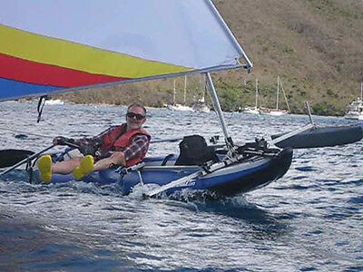 The rigidity of this Sea Eagle 420X kayak makes if fun to sail