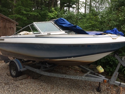 1986 Four Winns 160 Freedom 16' Bowrider & Trailer - Connecticut