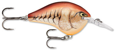Color:Ike's Mule:Rapala Dives-To Dt6 Series Balsa Wood Rapala Crankbait Bass Fishing Lure 2"