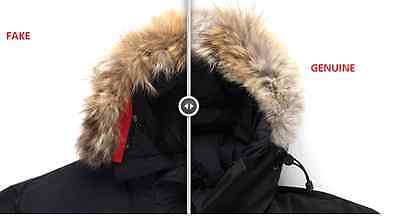 how to tell if a canadian goose jacket is fake