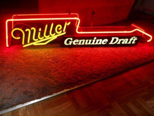 Vintage Miller Beer Neon Sign