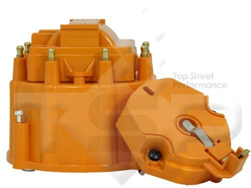 Small-Big-Block-Chevy-GM-HEI-Distributor-orange-Cap-Rotor-kit-327-305-350-454