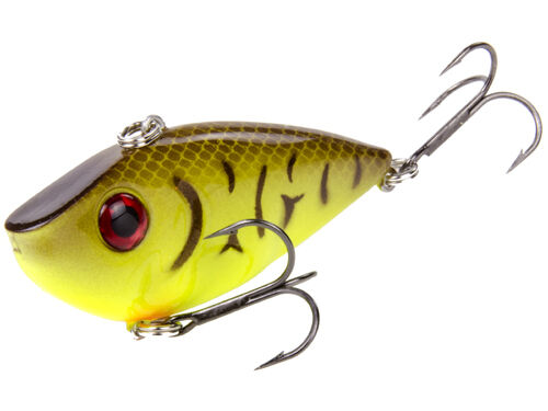 Color:562 Chartreuse Belly Craw:Strike King Red Eye Shad Tungsten 2 Tap 1/2 oz. Lipless Crankbait - Select Color