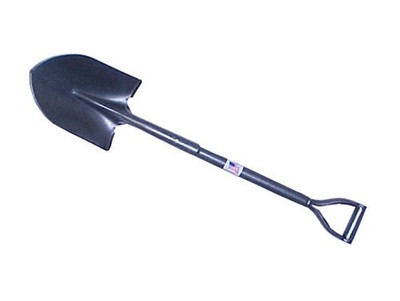 All-steel Round Point Shovel with Metal D ...
