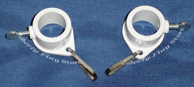 Flagpole Rotating Flag Mounting Rings Set of ...