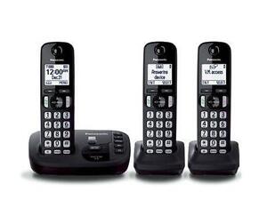 Téléphone sans-fil 3 combinèés + répondeur Panasonic ( KX-TGD223C )
