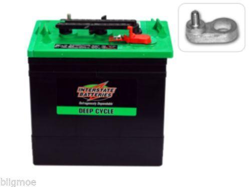 volt batteries interstate battery golf cart rv 6v solar cycle deep gc2 marine utl rd