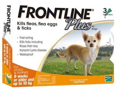 Frontline Plus For Dog 0-22 lbs (up ...
