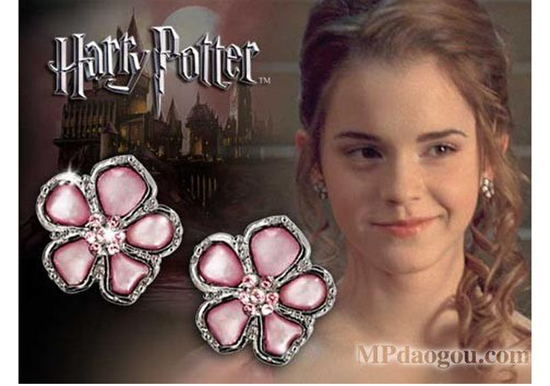 Film Harry Potter ID Hermione Yule Ball Purple Crystal Fashion Earrings Studs