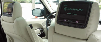INVISION DVD CD MP3 PLAYER 7 MONITOR NO SHMD 0701 AX