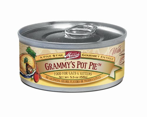 Merrick 5.5 oz Purrfect Bistro Grammys Pot Pie Canned Cat Food