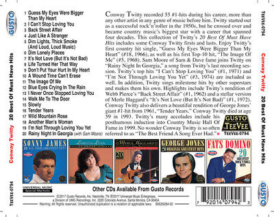 Conway Twitty - 20 Best Of Must Have Hits [New (Best Of Conway Twitty)