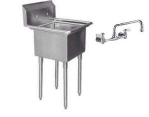 One-Compartment-1-Stainless-Steel-Utility-Prep-Mop-Sink-22-X-20-with ...