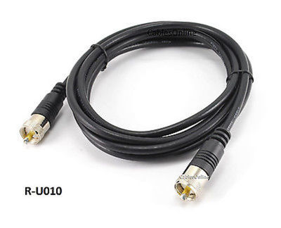 10ft RG8x Coax UHF (PL259) Male to Male Antenna Cable - CablesOnline R-U010. Buy it now for 14.99