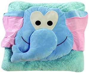 Feathersoft 28 inch Kids Animal Floor Cushion Oversized Elephant eBay
