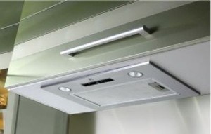 hood range insert fan ductless cabinet under steel kitchen duct stainless