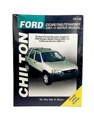 Chilton Repair Manual Ford Escape Mazda Tribute & Mercury Mariner 2001-11 #26230