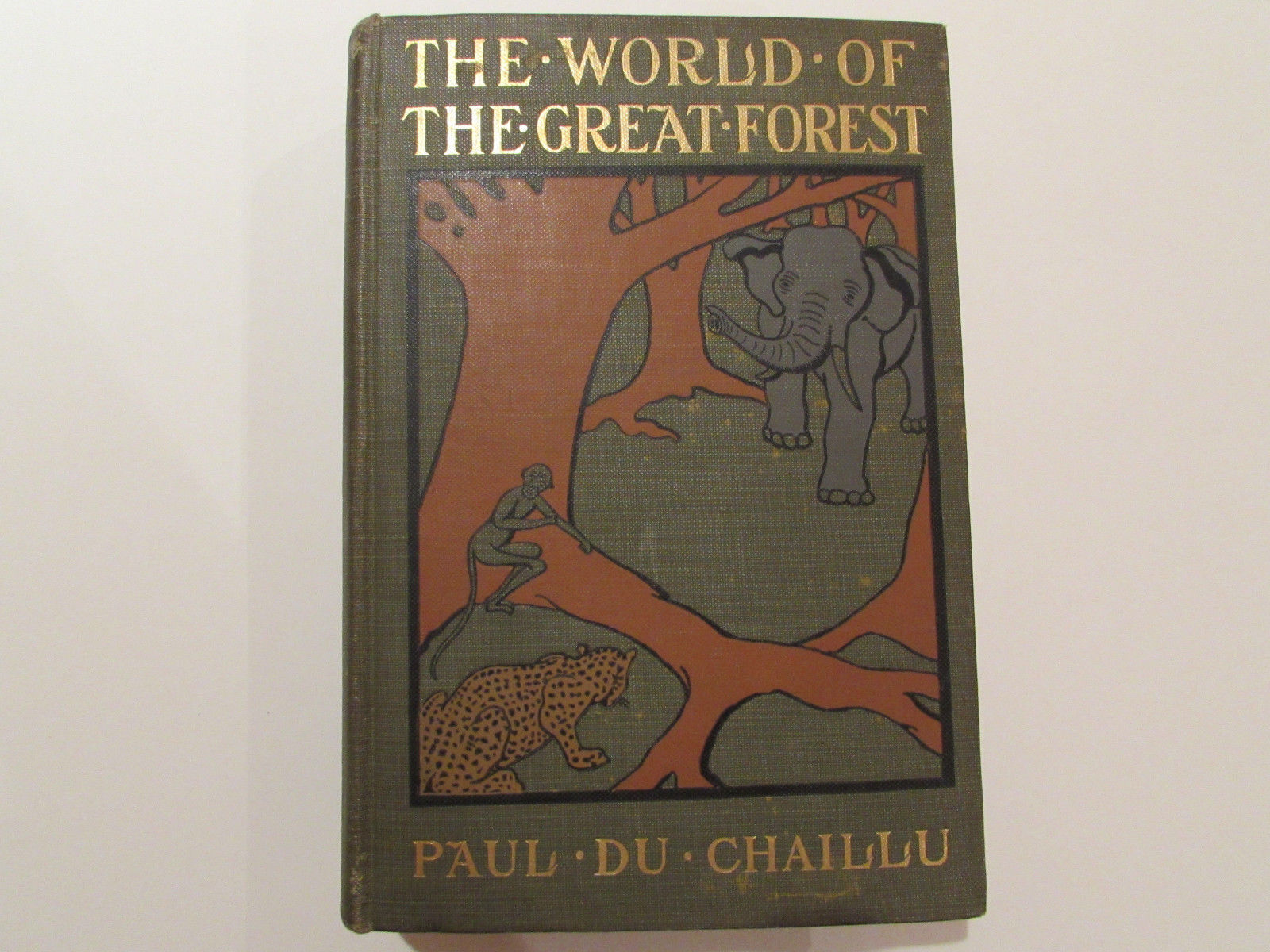 the world of the great forest  by paul du chaillu 1900  1st ed  antique h c book