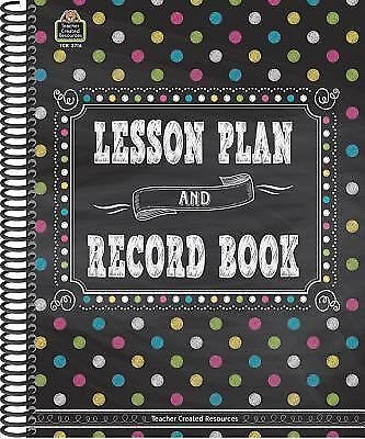 Chalkboard brights teacher plan book by teacher created resources staff...