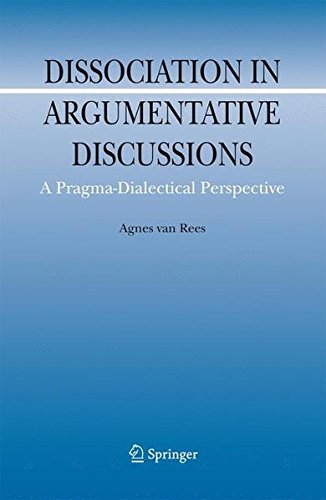 Dissociation in argumentative discussions: a pragma-dialectical perspective (arg