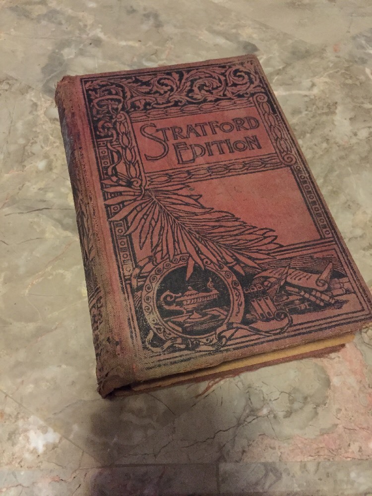 1892 antique stratford edition the book of fables incl  aesop s  lupton co rare!