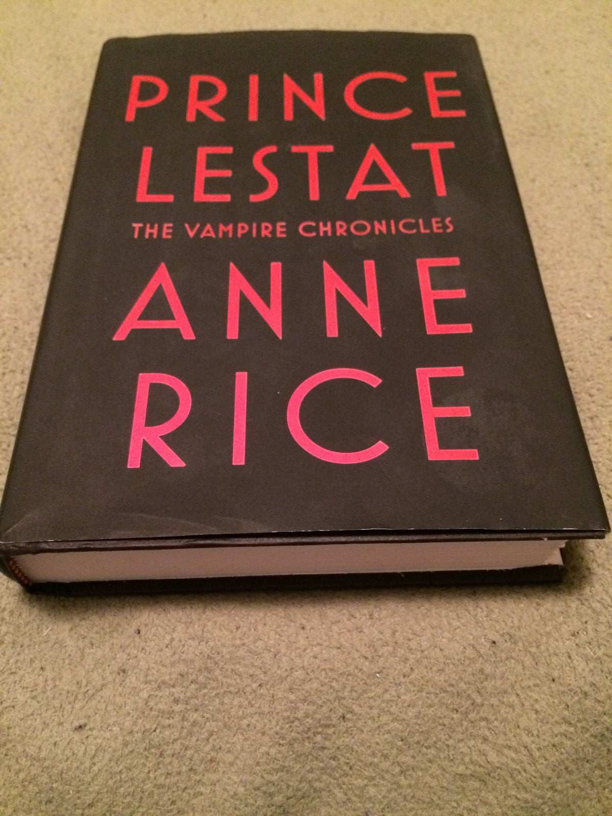 anne rice  prince lestat  the vampire chronicles  hardcover 1st edition!!