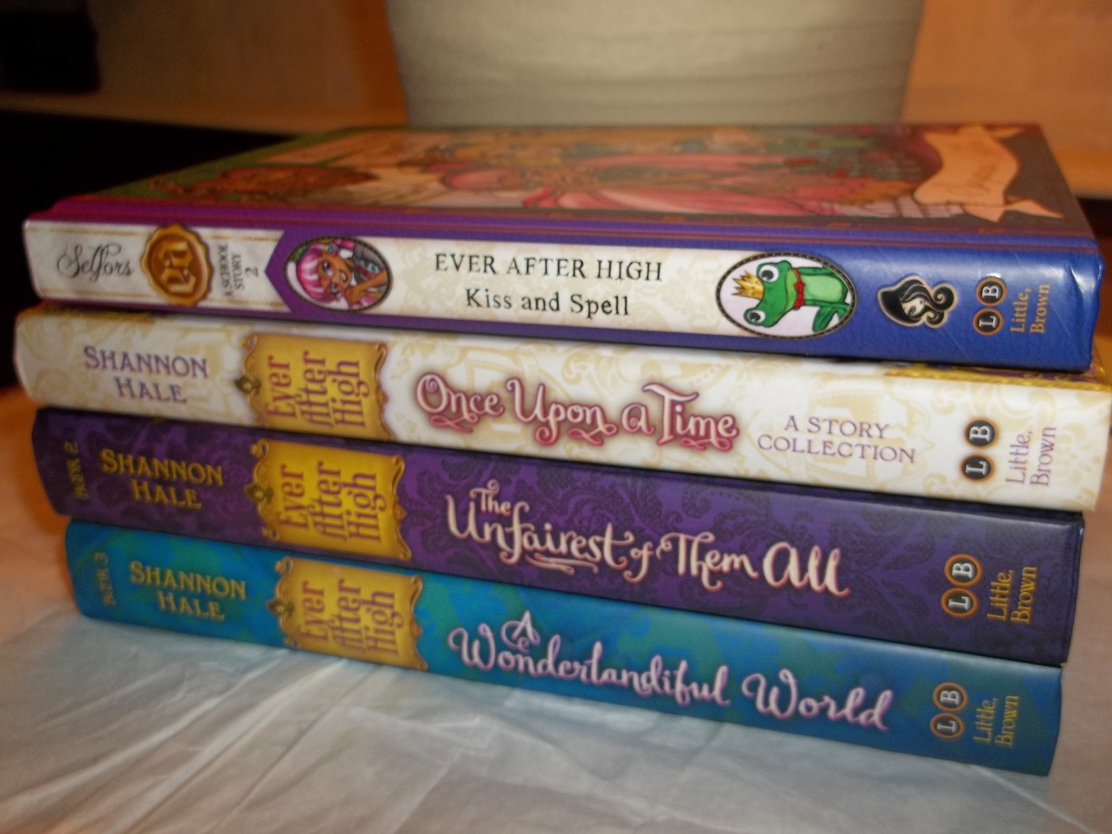 ever after high hardcover series unfairest of them & more lot of 4 books  new