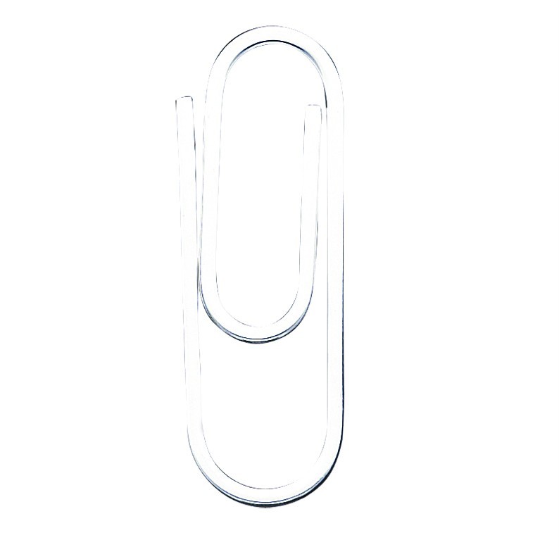 .925 sterling silver solid paper clip reading bookmark