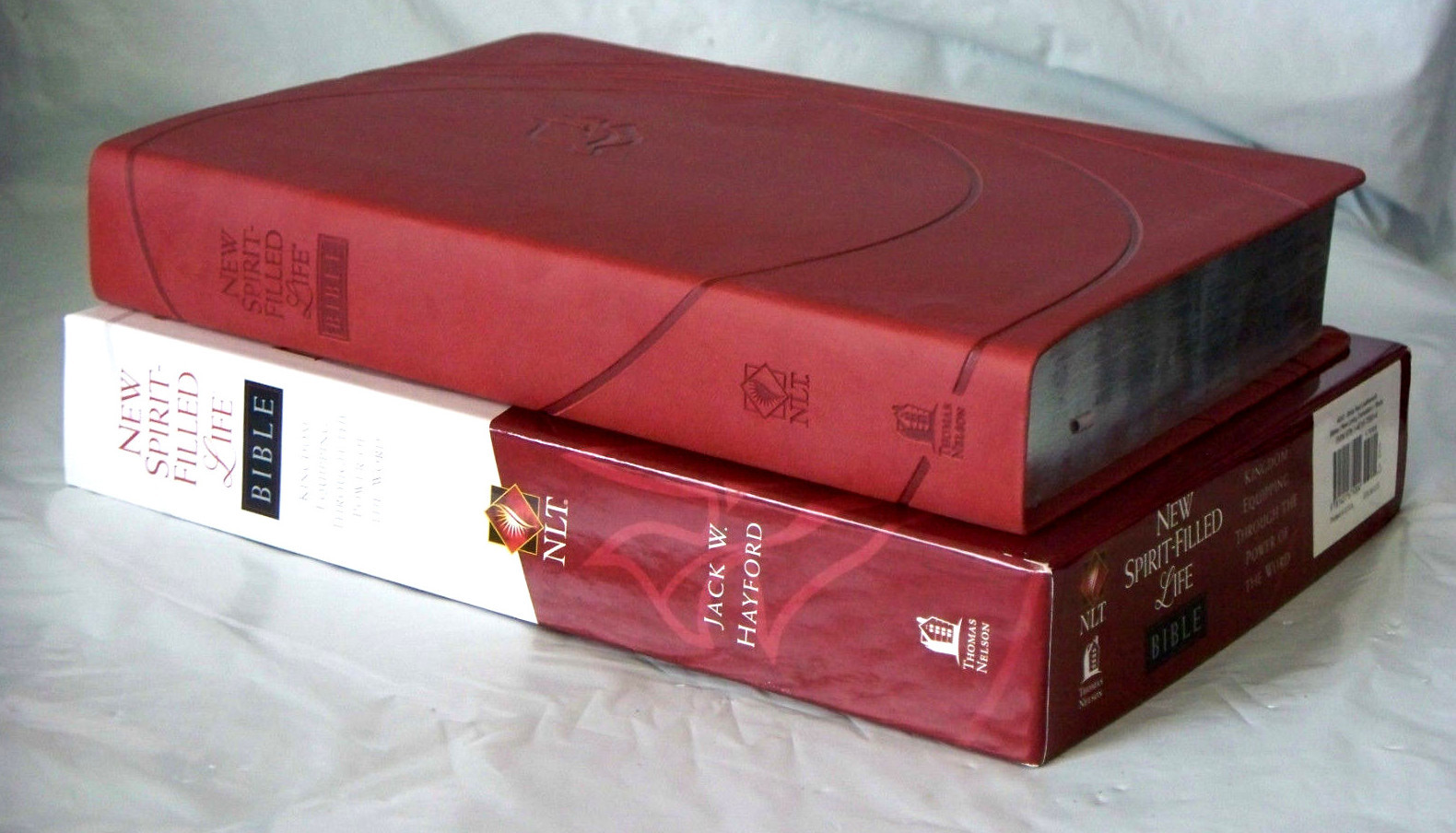 nlt new spirit filled life bible  brick red imitation leather  jack w  hayford