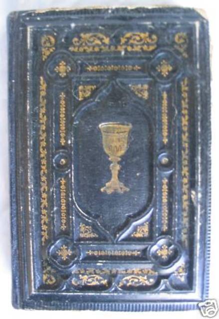 $~vintage-religious book-bible/song~metal w/gold cover~czech 1907~free sh~lbdwb