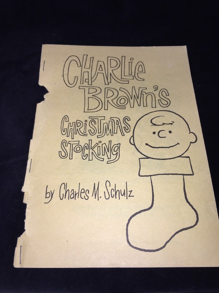 1963 1st edition charlie brown s christmas stocking book charles m  schulz