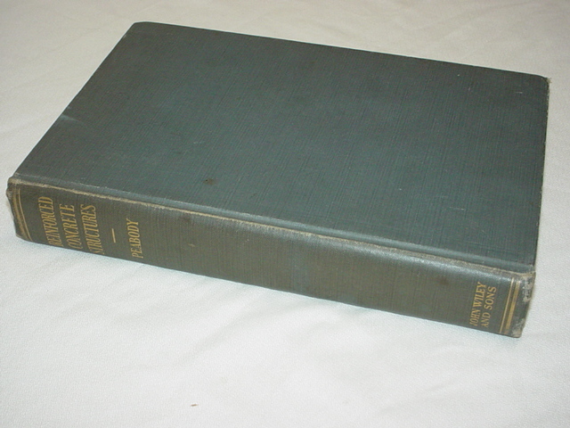 1936 1st edition book  the design of reinforced concrete structures  rare book