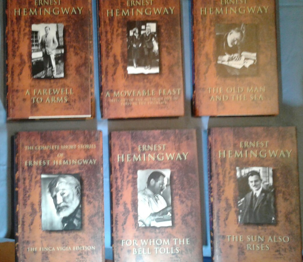 book of the month club 1993 6 hardcover books by ernest hemingway never read